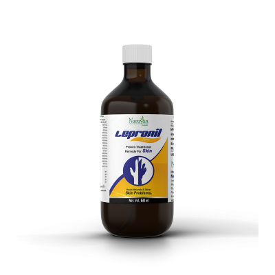 Lepronil Syrup: Ayurvedic Skin Remedy for Wounds, Skin Disorders & Pigmentation | Natural Herbal Skin Tonic