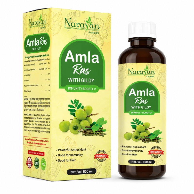 Amla Giloy Ras – 500 ml | Supports Immunity & Digestion Wellness Support