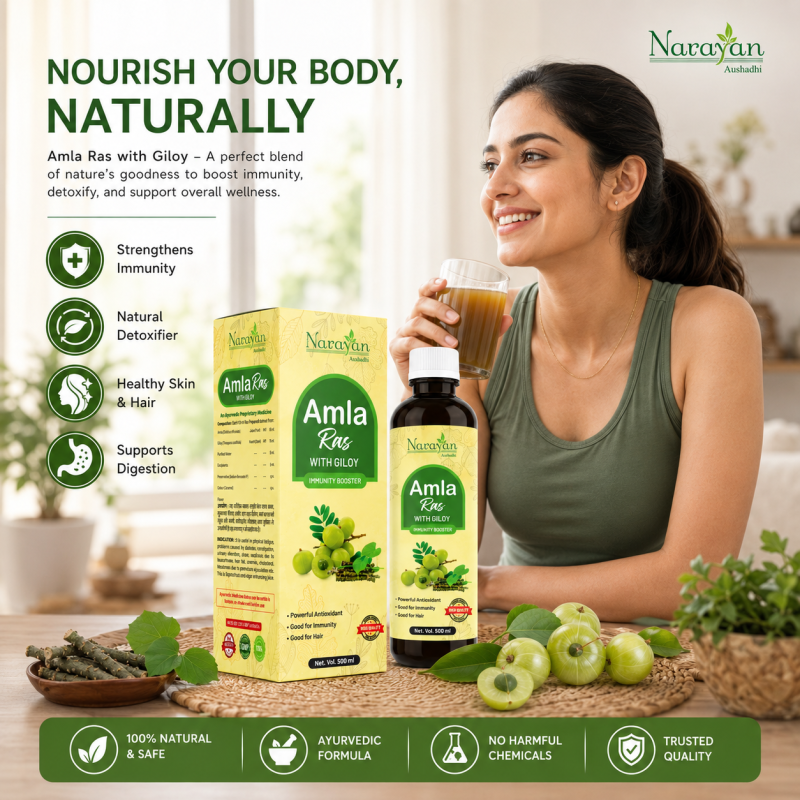 Amla Giloy Ras – 500 ml | Supports Immunity & Digestion Wellness Support