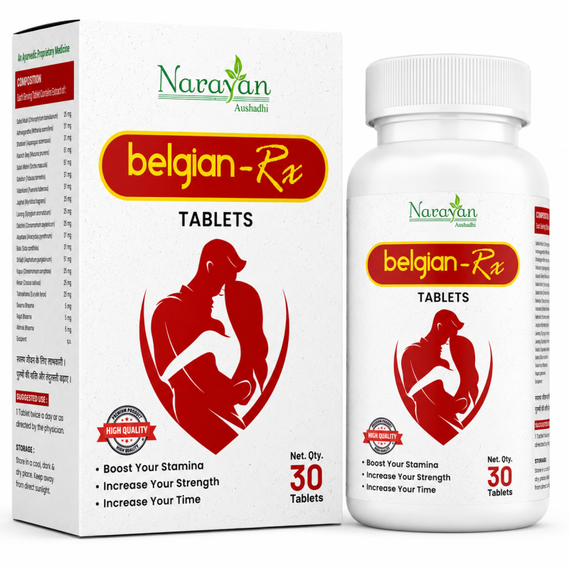 Belgian Rx Tablet – 30 Tablets | Male Wellness, Stamina & Vitality Support