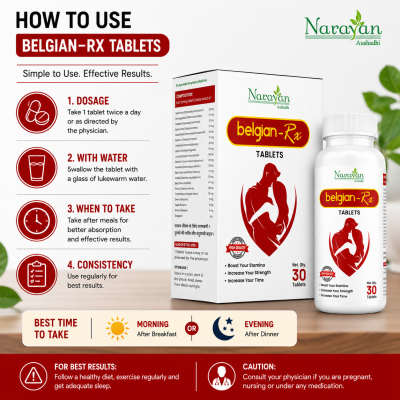 Belgian Rx Tablet – 30 Tablets | Male Wellness, Stamina & Vitality Support