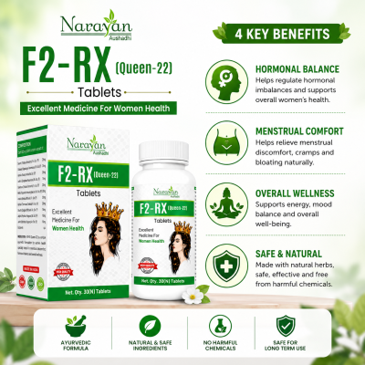 F2 Rx Tablet – 30 Tablets | Supports Women S Health Vitality and Overall Well-being Naturally.