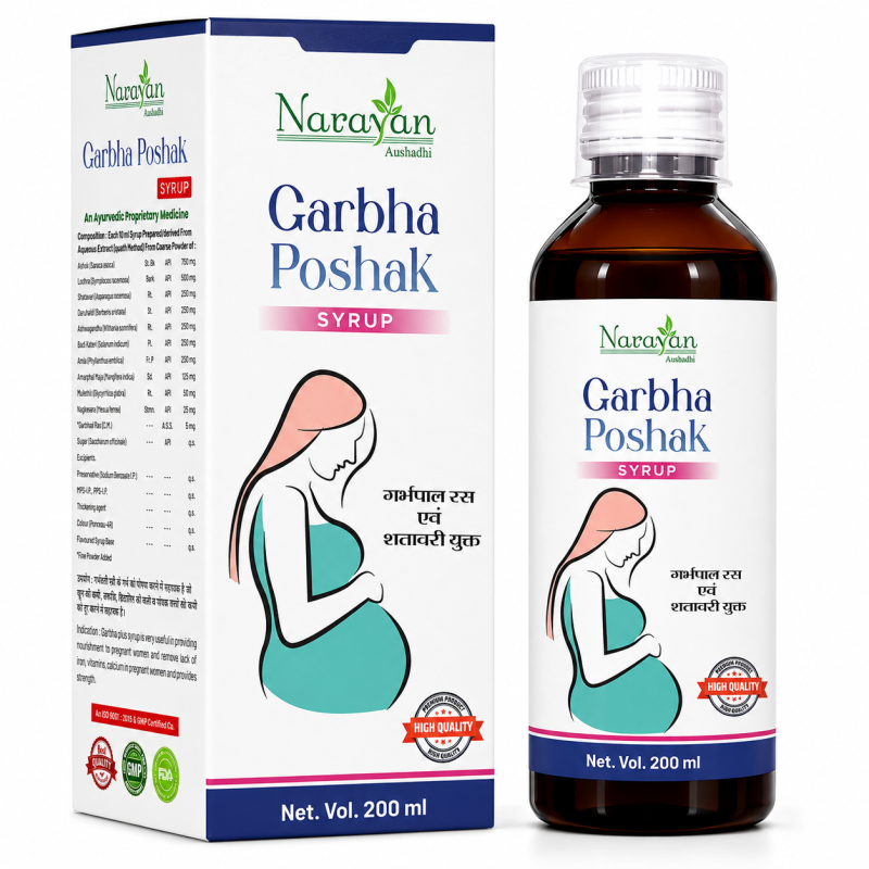 Garbha Poshak Syrup Supports Essential Vitamins and Nutritional Well-being