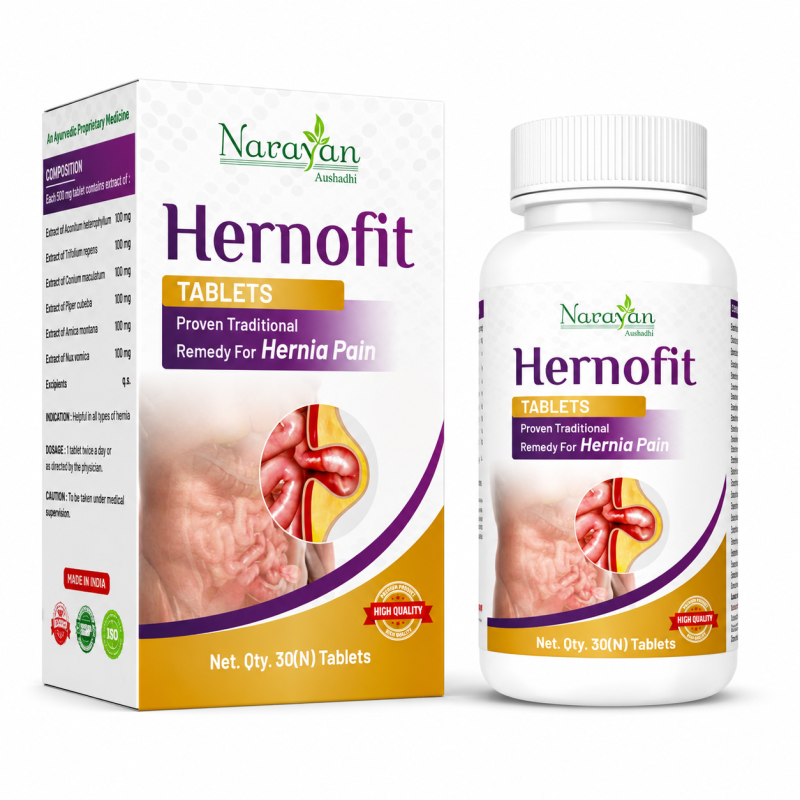 Herno Fit Tablet Supports Hernia Care and Helps Relieve Abdominal Discomfort.