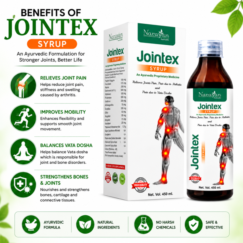 Jointex Syrup – 450 ml | Supports Joint Health Flexibility and Overall Mobility Naturally.