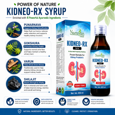 Kidneo Rx Prawahi Kwath – 200 ml | Kwath Supports Kidney Wellness and Urinary System Function.