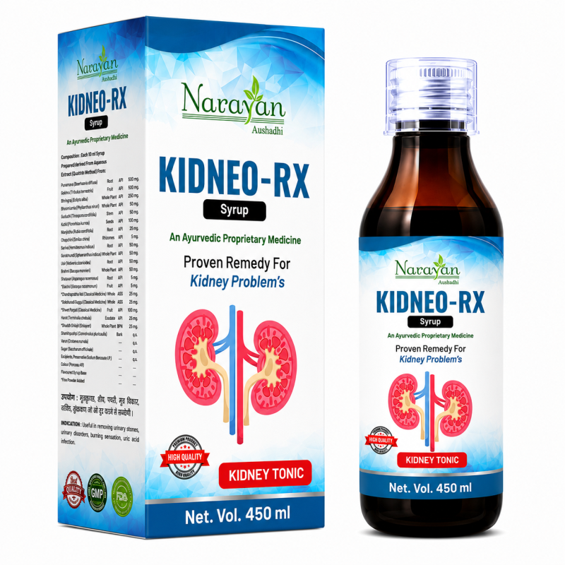 Kidneo Rx Prawahi Kwath – 450 ml | Supports Kidney Health and Healthy Filtration Function.