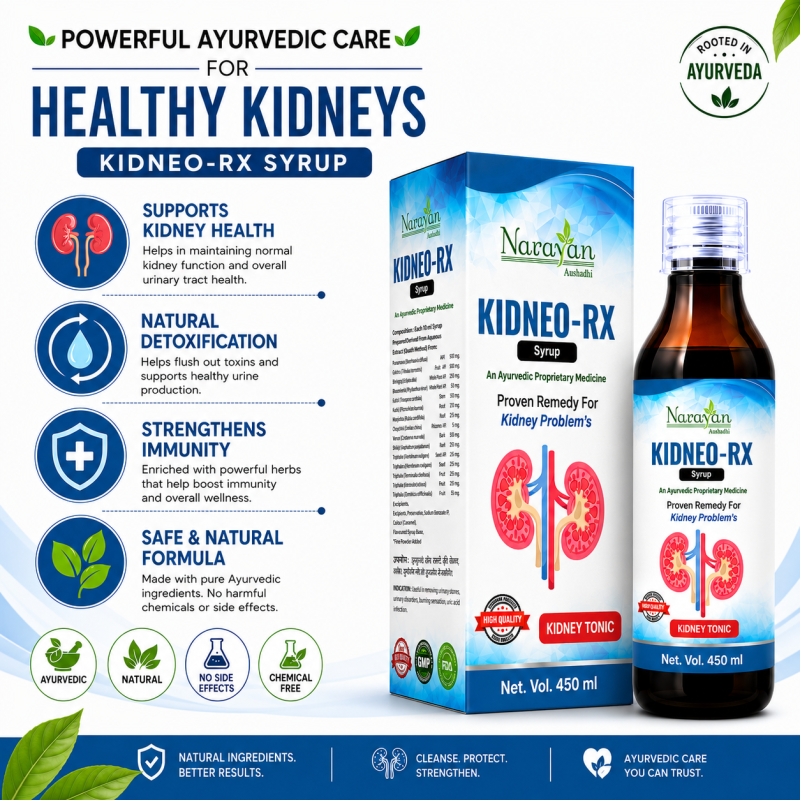 Kidneo Rx Prawahi Kwath – 450 ml | Supports Kidney Health and Healthy Filtration Function.