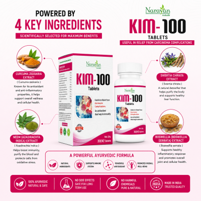 Kim 100 Tablet Ayurvedic Supportive Formula for Overall Cellular Health and