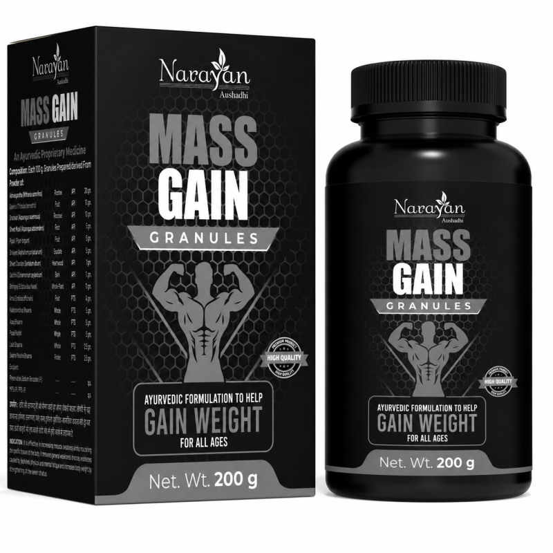 Mass Gain Granules Supports Healthy Weight Nourishment and Physical Strength.