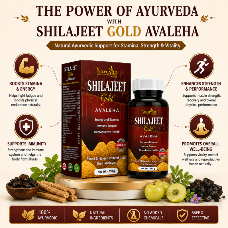 Shilajeet Gold Avaleha Supports Immunity Vitality and Reproductive Wellness