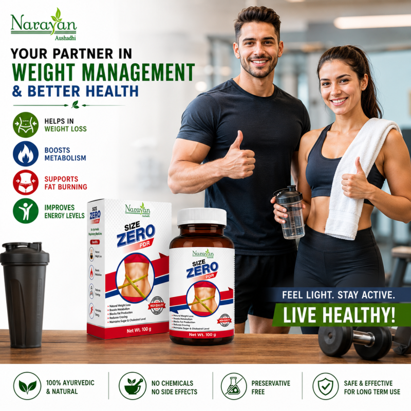 Size Zero Powder Supports Weight Management and Healthy Metabolism Naturally.