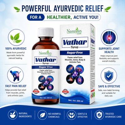 Vathar Syrup Sugar Free Supports Joint Health and Helps Manage Arthritis